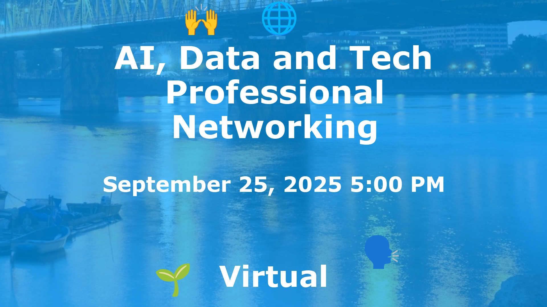 AI, Data and Tech Professional Networking event image